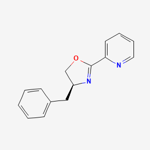 Chemical structure of 2-(2-Pyridyl)-4-benzyl-2-oxazoline