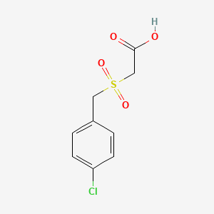 Chemical structure of [(4-Chlorobenzyl)sulfonyl]acetic acid