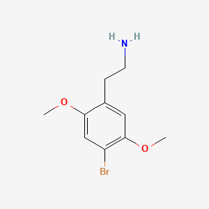 Chemical structure of 2-[(4-bromophenyl)(2-hydroxyethyl)amino]ethan-1-ol