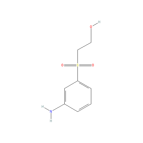 Chemical structure of 2-[(3-Aminophenyl)sulfonyl]ethanol