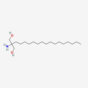 Chemical structure of 2,2'-(Pentadecylazanediyl)di(ethan-1-ol)