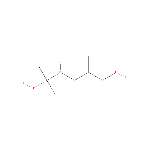 Chemical structure of 2-[(2-hydroxy-1-methylethyl)methylamino]propan-2-ol