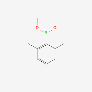 Chemical structure of Dimethyl mesitylboronate