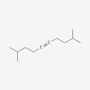 Chemical structure of 2,9-Dimethyl-5-decyne
