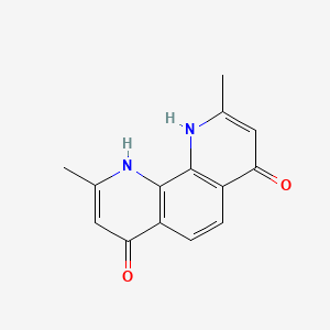 Chemical structure of 2,9-Dimethyl-1,10-phenanthroline-4,7-diol