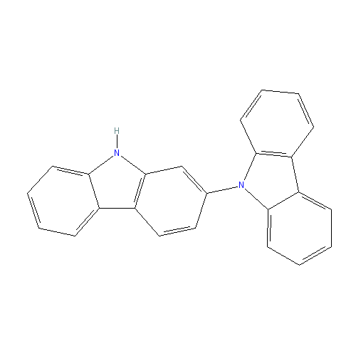 Chemical structure of 2,9'-Bi-9h-carbazole