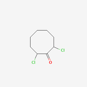 Chemical structure of 2,8-Dichlorocyclooctanone