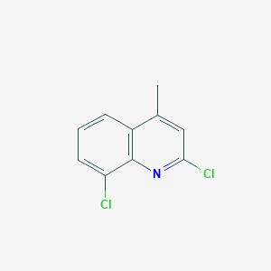 Chemical structure of 2,8-Dichloro-4-methylquinoline