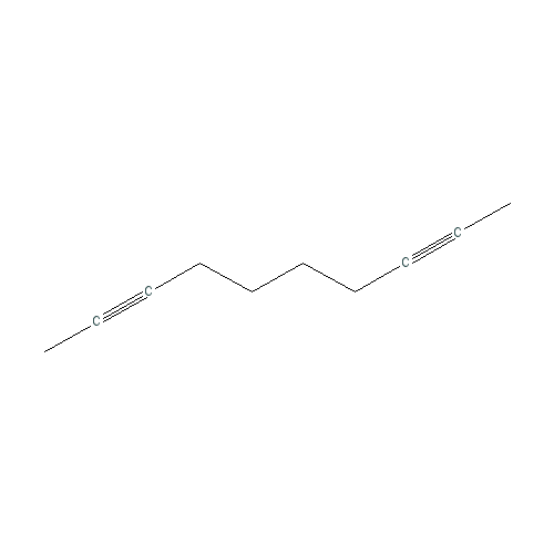 Chemical structure of 2,8-Decadiyne