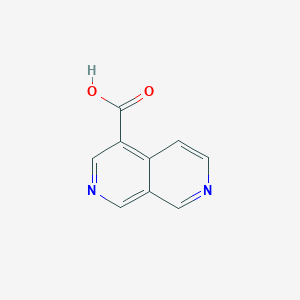 Chemical structure of 2,7-Naphthyridine-4-carboxylic acid
