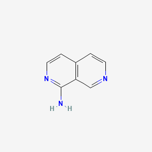 Chemical structure of 2,7-Naphthyridin-1-amine