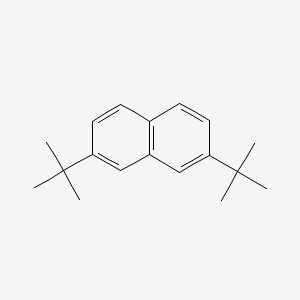 Chemical structure of 2,7-Di-tert-butylnaphthalene