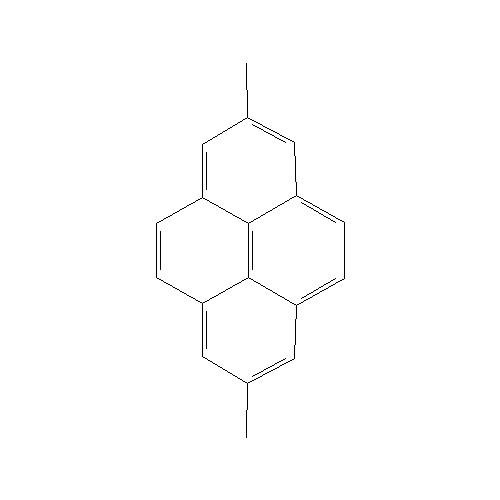 Chemical structure of 2,7-Dimethylpyrene