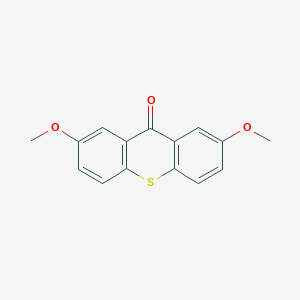 Chemical structure of 2,7-Dimethoxy-9H-thioxanthen-9-one