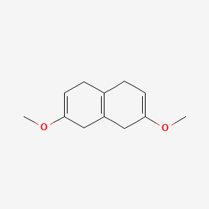 Chemical structure of 2,7-Dimethoxy-1,4,5,8-tetrahydronaphthalene