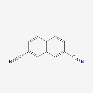 Chemical structure of 2,7-Dicyanonaphthalene