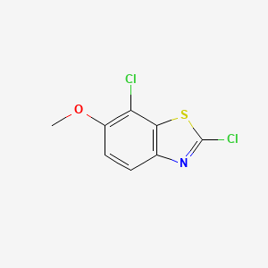Chemical structure of 2,7-Dichloro-6-methoxybenzo[d]thiazole