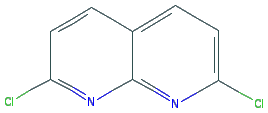 Chemical structure of 2,7-Dichloro-1,8-naphthyridine