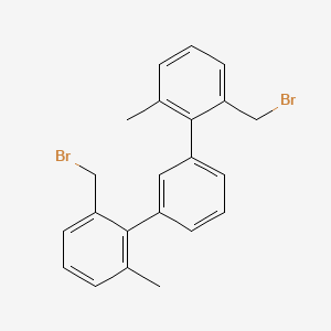 Chemical structure of 2',7'-Dibromospiro[adamantane-2,9'-fluorene]