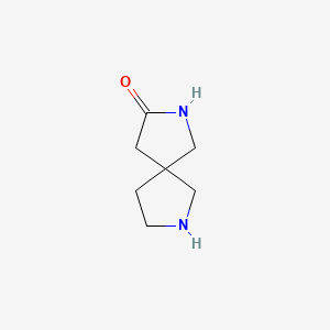 Chemical structure of 2,7-Diazaspiro[4.4]nonan-3-one