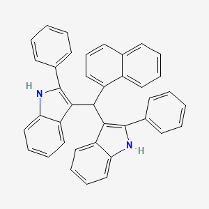 Chemical structure of 2,7-Bis(9H-carbazol-9-yl)-9,9-dimethylfluorene