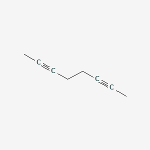 Chemical structure of 2,6-Octadiyne