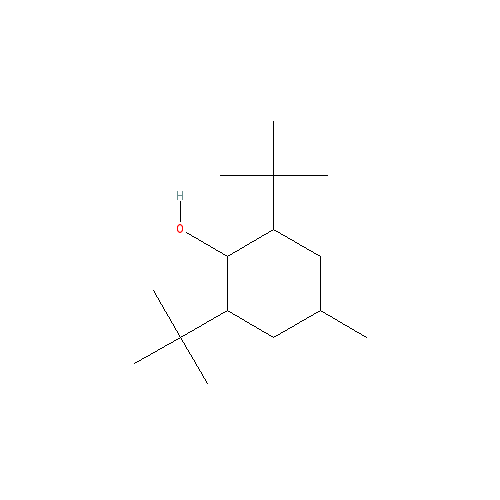 Chemical structure of 2,6-Di-tert-butyl-4-methylcyclohexanol