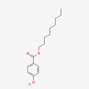 Chemical structure of 2,6-Di-tert-butyl-4-hydroxyphenyl acetate