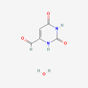 Chemical structure of 6-Formyluracil monohydrate