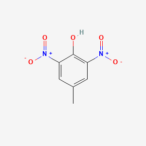 Chemical structure of 2,6-Dinitro-p-cresol