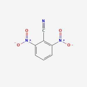 Chemical structure of Dinitrobenzonitrile