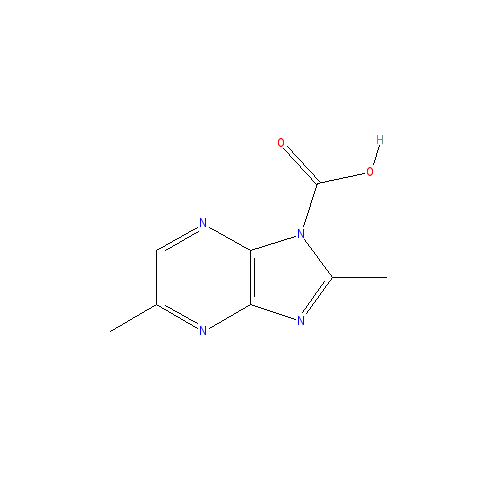 Chemical structure of 2,6-Dimethylimidazo[1,2-a]pyrazine-3-carboxylic acid