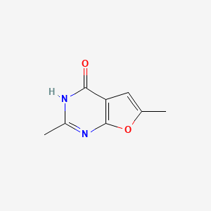 Chemical structure of 2,6-Dimethylfuro[2,3-d]pyrimidin-4(1H)-one