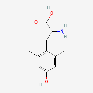 Chemical structure of 2,6-Dimethyl-D,L-tyrosine
