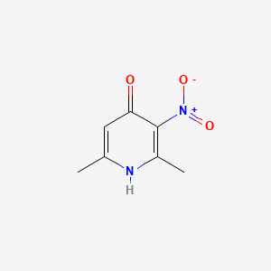 Chemical structure of 2,6-Dimethyl-3-nitropyridin-4-ol
