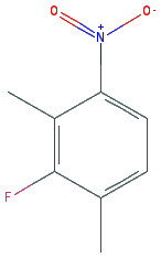 Chemical structure of 2,6-Dimethyl-3-Nitrofluorobenzene