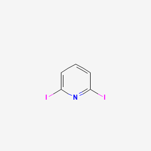Chemical structure of 2,6-Diiodopyridine