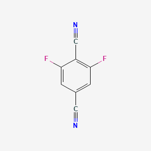 Chemical structure of 2,6-Difluoroterephthalonitrile