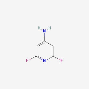 Chemical structure of 2,6-difluoropyridin-4-amine