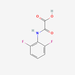 Chemical structure of 2,6-Difluoroanilino(oxo)acetic acid