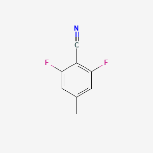 Chemical structure of 2,6-Difluoro-4-methylbenzonitrile