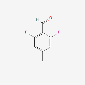 Chemical structure of 2,6-Difluoro-4-methylbenzaldehyde