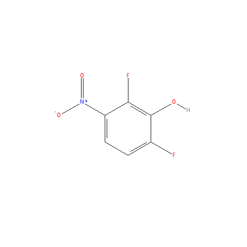 Chemical structure of 2,6-Difluoro-3-nitrophenol