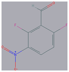Chemical structure of 2,6-Difluoro-3-nitrobenzaldehyde