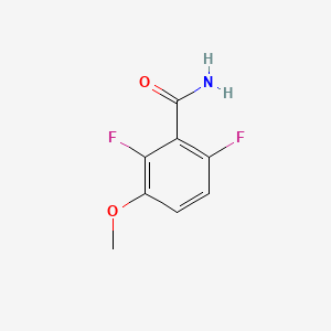 Chemical structure of 2,6-DIFLUORO-3-METHOXYBENZAMIDE