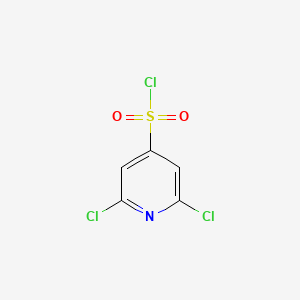 Chemical structure of 2,6-Dichloropyridine-4-sulfonyl chloride