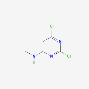 Chemical structure of 2,6-Dichloro-N-methylpyrimidin-4-amine