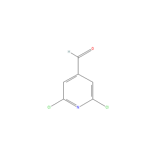 Chemical structure of 2,6-Dichloroisonicotinaldehyde