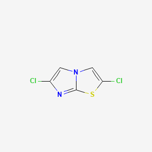 Chemical structure of 2,6-Dichloroimidazo[2,1-b]thiazole
