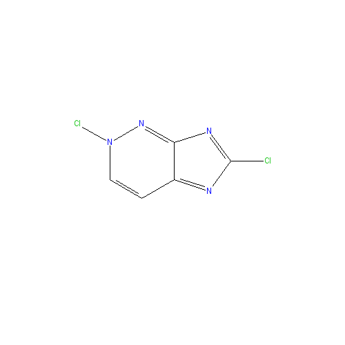 Chemical structure of 2,6-DICHLOROIMIDAZO[1,2-B]PYRIDAZINE